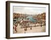 Fisketorget, Bergen, Pub. C.1900-null-Framed Giclee Print