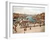 Fisketorget, Bergen, Pub. C.1900-null-Framed Giclee Print