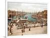 Fisketorget, Bergen, Pub. C.1900-null-Framed Giclee Print