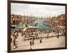 Fisketorget, Bergen, Pub. C.1900-null-Framed Giclee Print