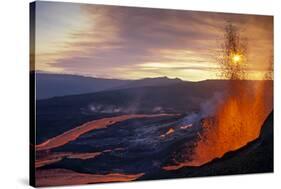 Fissure Eruption of Volcan Chico into 9Km Diameter Caldera-Tui De Roy-Stretched Canvas