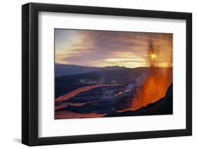 Fissure Eruption of Volcan Chico into 9Km Diameter Caldera-Tui De Roy-Framed Photographic Print