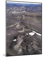Fissure Vent with Spatter Cones, Laki Volcano, Iceland, Polar Regions-Tony Waltham-Mounted Photographic Print