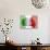 Fist With Italian Flag-macky_ch-Art Print displayed on a wall