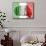Fist With Italian Flag-macky_ch-Mounted Art Print displayed on a wall