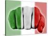 Fist With Italian Flag-macky_ch-Stretched Canvas