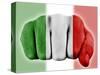 Fist With Italian Flag-macky_ch-Stretched Canvas