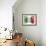 Fist With Italian Flag-macky_ch-Framed Art Print displayed on a wall