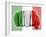 Fist With Italian Flag-macky_ch-Framed Art Print