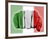 Fist With Italian Flag-macky_ch-Framed Art Print