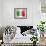 Fist With Italian Flag-macky_ch-Framed Art Print displayed on a wall