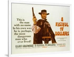 Fistful of Dollars, Clint Eastwood, 1964-null-Framed Art Print