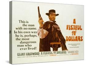 Fistful of Dollars, Clint Eastwood, 1964-null-Stretched Canvas