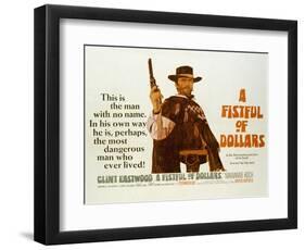 Fistful of Dollars, Clint Eastwood, 1964-null-Framed Art Print