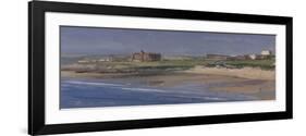 Fistral Beach from the Southern End, July-Tom Hughes-Framed Giclee Print