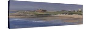 Fistral Beach from the Southern End, July-Tom Hughes-Stretched Canvas