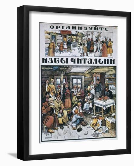 Fit Out Reading Rooms!, 1919-Alexander Apsit-Framed Giclee Print