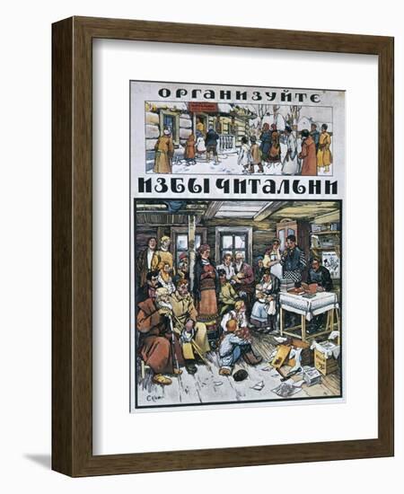 Fit Out Reading Rooms!, 1919-Alexander Apsit-Framed Giclee Print