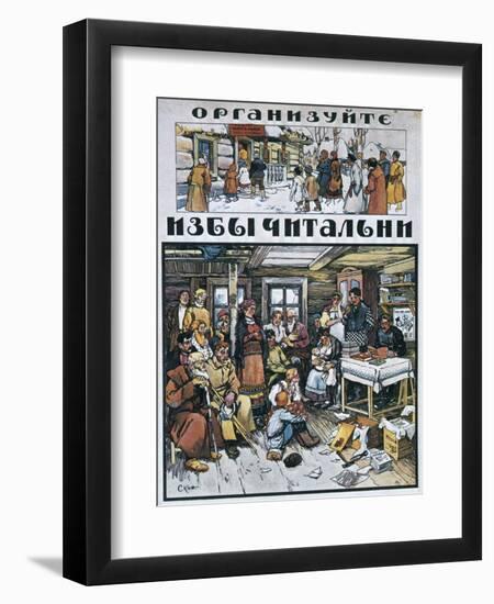 Fit Out Reading Rooms!, 1919-Alexander Apsit-Framed Giclee Print