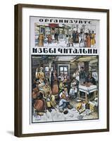 Fit Out Reading Rooms!, 1919-Alexander Apsit-Framed Giclee Print