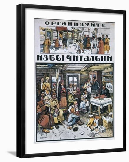 Fit Out Reading Rooms!, 1919-Alexander Apsit-Framed Giclee Print