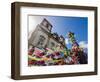 Fitas in front of the Nosso Senhor do Bonfim Church, Salvador, State of Bahia, Brazil, South Americ-Karol Kozlowski-Framed Photographic Print