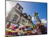 Fitas in front of the Nosso Senhor do Bonfim Church, Salvador, State of Bahia, Brazil, South Americ-Karol Kozlowski-Mounted Photographic Print