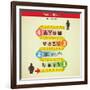 Fitness and Diet Infographic-Marish-Framed Art Print