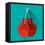 Fitness Design. Gym Icon. Flat Illustration, Graphic-Jemastock-Framed Stretched Canvas