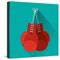 Fitness Design. Gym Icon. Flat Illustration, Graphic-Jemastock-Stretched Canvas