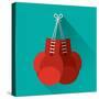 Fitness Design. Gym Icon. Flat Illustration, Graphic-Jemastock-Stretched Canvas