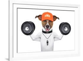 Fitness Dog-Javier Brosch-Framed Photographic Print