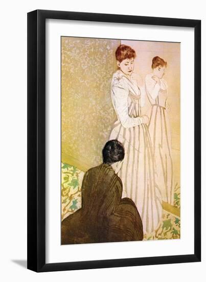 Fitting-Mary Cassatt-Framed Art Print