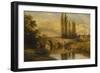 Fittleworth Old Mill and Bridge, on the Rother, Sussex-George Cole-Framed Giclee Print