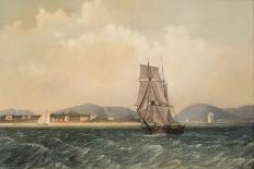 The Britannia Entering Boston Harbour, 1848-Fitz Henry Lane-Giclee Print