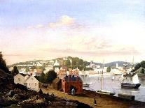 View of Norwich, Connecticut, USA, 1849-Fitz Henry Lane-Framed Giclee Print