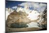 Fitz Roy Looms On The Horizon In Los Glaciares National Park - Santa Cruz Province, Argentina-Dan Holz-Mounted Photographic Print