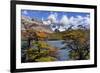 Fitz Roy Massif Mountain Scenery Including Cerro-null-Framed Photographic Print