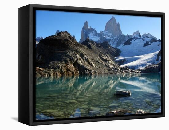 Fitz Roy Range, Andes, Patagonia Argentina-Maureen Eversgerd-Framed Stretched Canvas