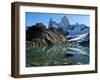 Fitz Roy Range, Andes, Patagonia Argentina-Maureen Eversgerd-Framed Photographic Print