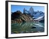 Fitz Roy Range, Andes, Patagonia Argentina-Maureen Eversgerd-Framed Photographic Print