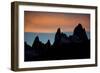 Fitz Roy Range at Sunset, Patagonia, Argentina-Bennett Barthelemy-Framed Photographic Print