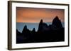 Fitz Roy Range at Sunset, Patagonia, Argentina-Bennett Barthelemy-Framed Photographic Print