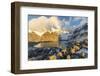 Fitz Roy range in the morning at Laguna Los Tres, Argentina-francesco vaninetti-Framed Photographic Print