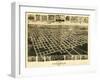 Fitzgerald, Georgia - Panoramic Map-Lantern Press-Framed Art Print