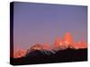 Fitzroy Massif Peak at Sunset, Andes, Patagonia, Argentina, South America-Pete Oxford-Stretched Canvas