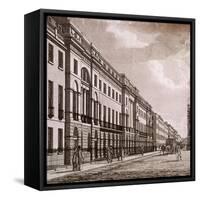 Fitzroy Square, St Pancras, London, C1820-null-Framed Stretched Canvas