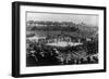 Fitzsimmons Defeats Corbett for Boxing Title Photograph - Carson City, Nevada-Lantern Press-Framed Art Print