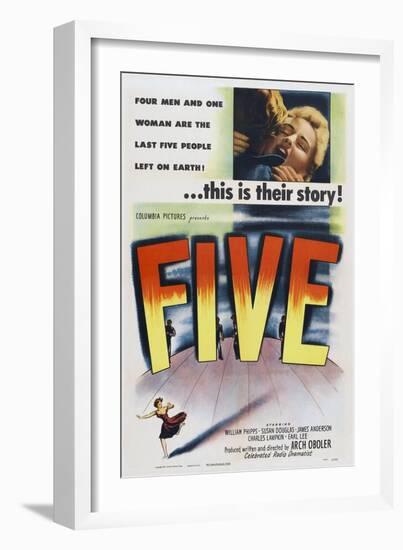 Five, 1951-null-Framed Art Print