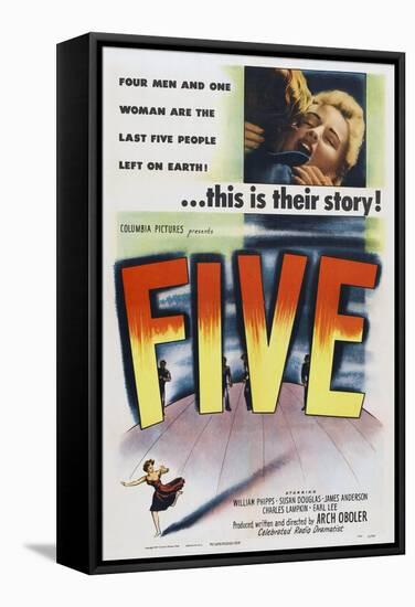 Five, 1951-null-Framed Stretched Canvas